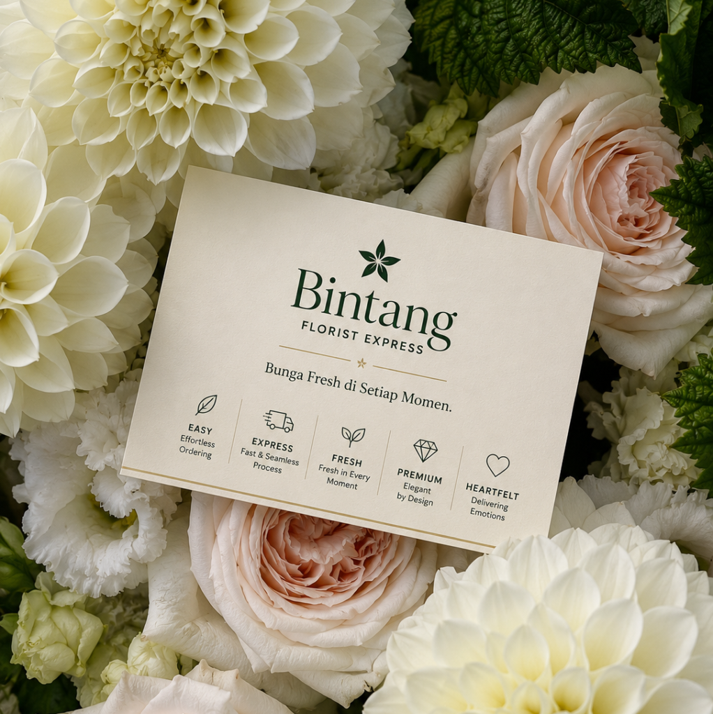 kartu ucapan bintang florist express pappan bunga surabaya